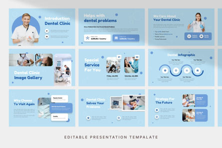 Dental Clinic Center - PowerPoint Template, Slide 3, 12309, Bisnis — PoweredTemplate.com