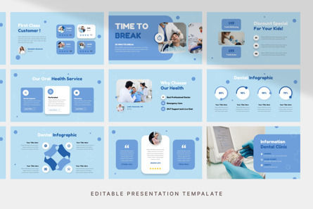 Dental Clinic Center - PowerPoint Template, Deslizar 4, 12309, Negócios — PoweredTemplate.com