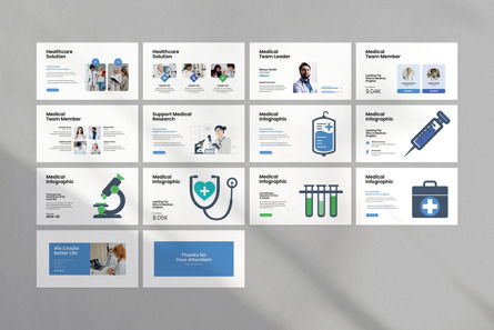 Medical Google Slides Template, Diapositiva 6, 12311, Médico — PoweredTemplate.com