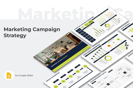 Marketing Campaign Strategy Google Slides, Google Slides Thema, 12312, Business — PoweredTemplate.com