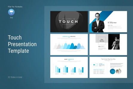TOUCH - Keynote Template, Template Keynote, 12321, Bisnis — PoweredTemplate.com