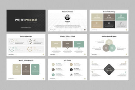 Project Proposal Keynote Template, Diapositiva 2, 12322, Negocios — PoweredTemplate.com