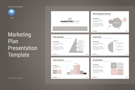 Marketing Plan Presentation Template, Keynote-Vorlage, 12328, Business — PoweredTemplate.com