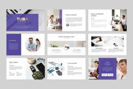 TUBA - Presentation Template, Slide 2, 12329, Business — PoweredTemplate.com