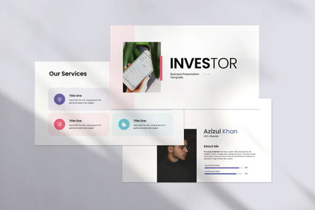Investor Google Slides Template, Deslizar 2, 12331, Negócios — PoweredTemplate.com
