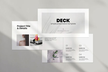 Deck PowerPoint Template, Diapositiva 2, 12333, Negocios — PoweredTemplate.com