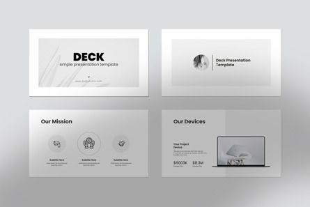 Deck PowerPoint Template, Diapositiva 4, 12333, Negocios — PoweredTemplate.com