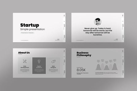 Startup PowerPoint Template, スライド 4, 12335, ビジネス — PoweredTemplate.com
