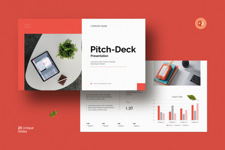 Pitch-Deck Presentation, PowerPoint模板, 12342, 商业 — PoweredTemplate.com