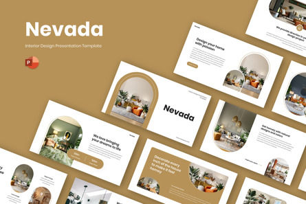 Nevada - Interior Design Powerpoint Template, 12345, Business Concepts — PoweredTemplate.com