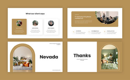 Nevada - Interior Design Powerpoint Template, Slide 5, 12345, Business Concepts — PoweredTemplate.com