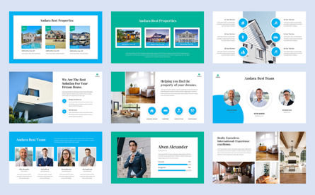 Andara - Real Estate PowerPoint Template, Diapositive 3, 12346, Immobilier — PoweredTemplate.com