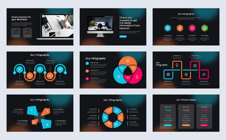 Neutron - Digital Business Powerpoint Template, Diapositiva 5, 12348, Negocios — PoweredTemplate.com