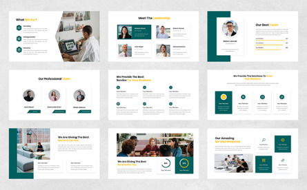 Greenose - Company Business Powerpoint Template, Diapositiva 3, 12349, Negocios — PoweredTemplate.com