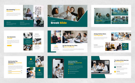 Greenose - Company Business Powerpoint Template, Diapositiva 4, 12349, Negocios — PoweredTemplate.com