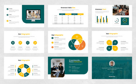 Greenose - Company Business Powerpoint Template, Slide 5, 12349, Lavoro — PoweredTemplate.com