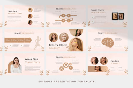 Beauty Skin Clinic - PowerPoint Template, Folie 4, 12360, Business — PoweredTemplate.com