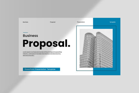 Business Proposal PowerPoint Template, スライド 4, 12363, ビジネス — PoweredTemplate.com