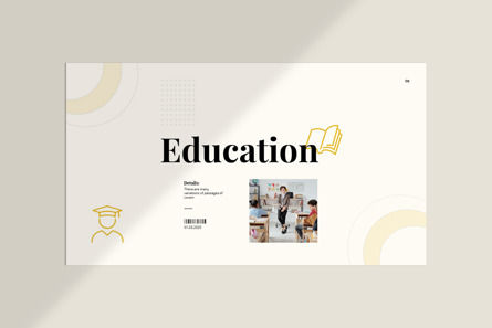 Education Presentation Template, Deslizar 2, 12365, Education & Training — PoweredTemplate.com