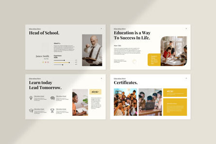 Education Presentation Template, Deslizar 4, 12365, Education & Training — PoweredTemplate.com