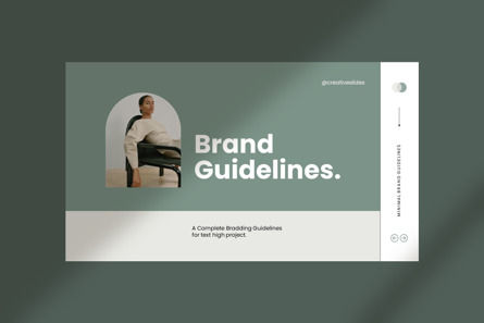 Brand Guidelines Template, Diapositive 2, 12370, Business — PoweredTemplate.com