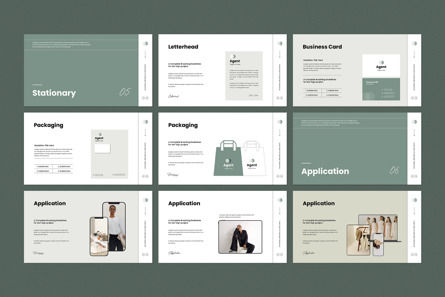 Brand Guidelines Template, Diapositiva 5, 12370, Negocios — PoweredTemplate.com