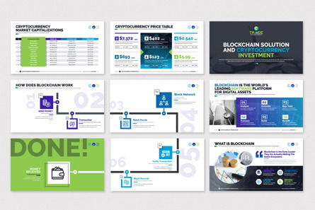 Cryptocurrency PowerPoint Presentation Template, Slide 6, 12373, Business — PoweredTemplate.com