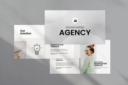 Agency Presentation Google Slides Template, Dia 2, 12377, Businessmodellen — PoweredTemplate.com