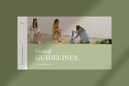 Brand Guidelines Template, Dia 2, 12378, Bedrijf — PoweredTemplate.com