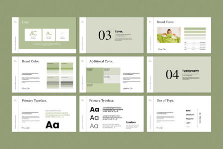 Brand Guidelines Template, Diapositiva 4, 12378, Negocios — PoweredTemplate.com