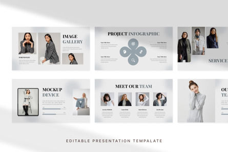 Minimalist Photography Portfolio - PowerPoint Template, Deslizar 2, 12380, Negócios — PoweredTemplate.com