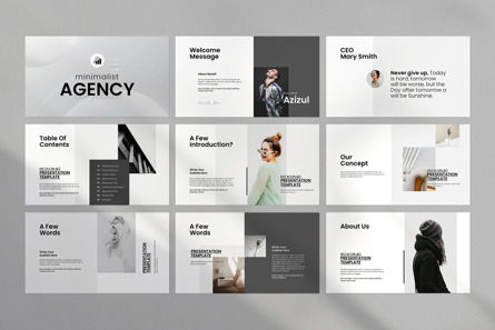 Agency Presentation PowerPoint Template, Diapositiva 5, 12381, Modelos de negocios — PoweredTemplate.com