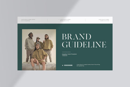 Brand Guideline Presentation, Deslizar 3, 12391, Negócios — PoweredTemplate.com