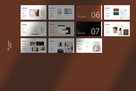 Brand Guideline Presentation, Diapositiva 11, 12393, Negocios — PoweredTemplate.com