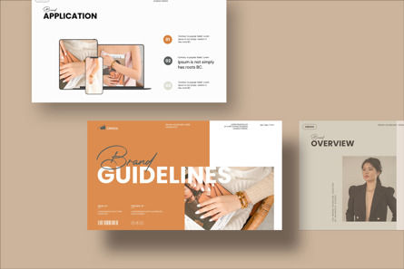 Brand Guidelines PowerPoint Template, Diapositiva 3, 12394, Modelos de negocios — PoweredTemplate.com