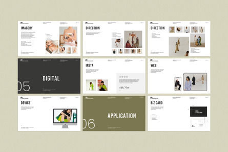 Brand Guidelines PowerPoint Template, Slide 7, 12397, Model Bisnis — PoweredTemplate.com