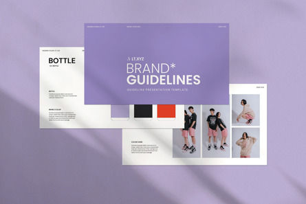 Brand Guidelines PowerPoint Template, Dia 2, 12398, Businessmodellen — PoweredTemplate.com