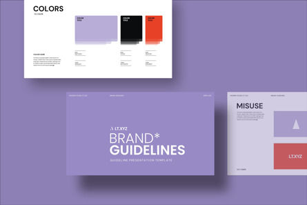 Brand Guidelines PowerPoint Template, Slide 3, 12398, Model Bisnis — PoweredTemplate.com