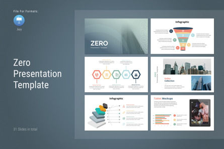 Zero - Presentation Template, Modele Keynote, 12402, Business — PoweredTemplate.com