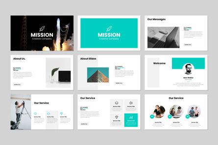 Mission - Presentation Template, Slide 2, 12405, Business — PoweredTemplate.com