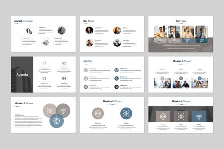 Business Strategy Presentation Template, Diapositive 4, 12410, Business — PoweredTemplate.com