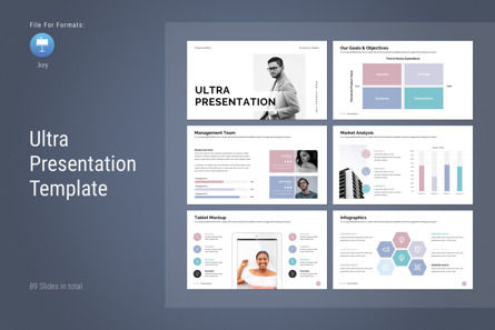 Ultra - Presentation Template, Keynote-sjabloon, 12411, Bedrijf — PoweredTemplate.com