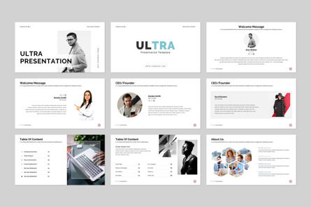 Ultra - Presentation Template, スライド 2, 12411, ビジネス — PoweredTemplate.com