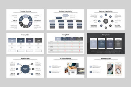 Pitch Deck Presentation Template, スライド 10, 12412, ビジネス — PoweredTemplate.com