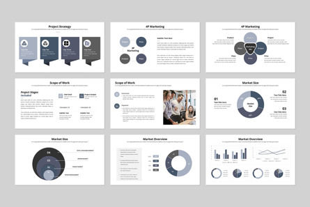 Pitch Deck Presentation Template, Diapositiva 8, 12412, Negocios — PoweredTemplate.com