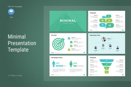 Minimal - Presentation Template, Modele Keynote, 12413, Business — PoweredTemplate.com