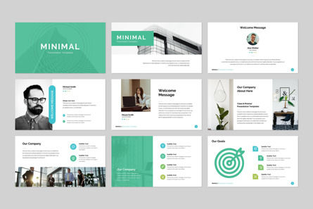 Minimal - Presentation Template, Diapositive 2, 12413, Business — PoweredTemplate.com