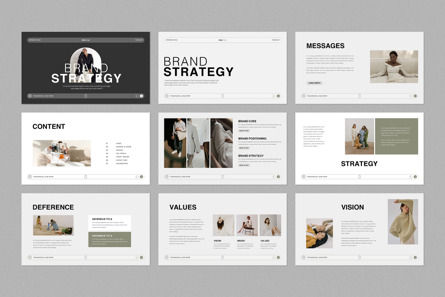 Brand Strategy Presentation Template, Diapositiva 2, 12418, Negocios — PoweredTemplate.com