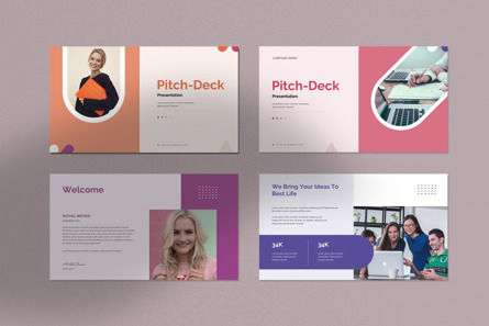 Pitch-Deck Presentation, Diapositive 2, 12419, Concepts commerciaux — PoweredTemplate.com