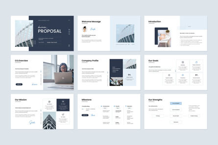Business Proposal PowerPoint Template, Slide 3, 12421, Bisnis — PoweredTemplate.com